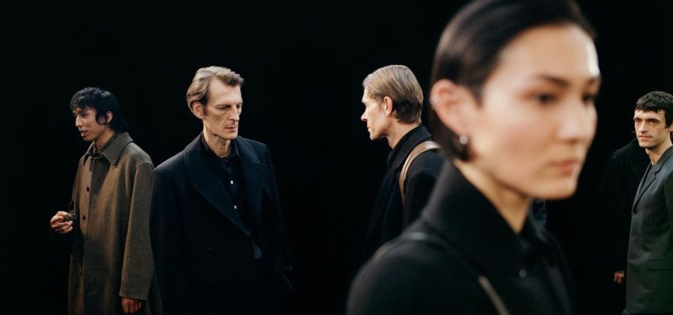 Sarah-Linh Tran and Christophe Lemaire layered up their minimalist tonal silhouettes for Fall&nbsp;2021