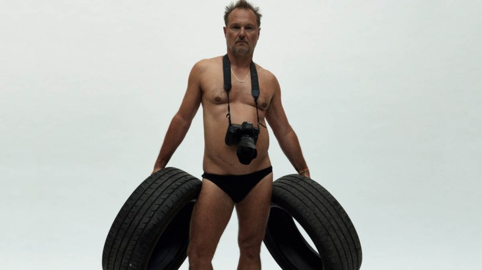 Semi-Naked Juergen Teller Photographer self-portraits for JW Anderson RTW Spring&nbsp;2022