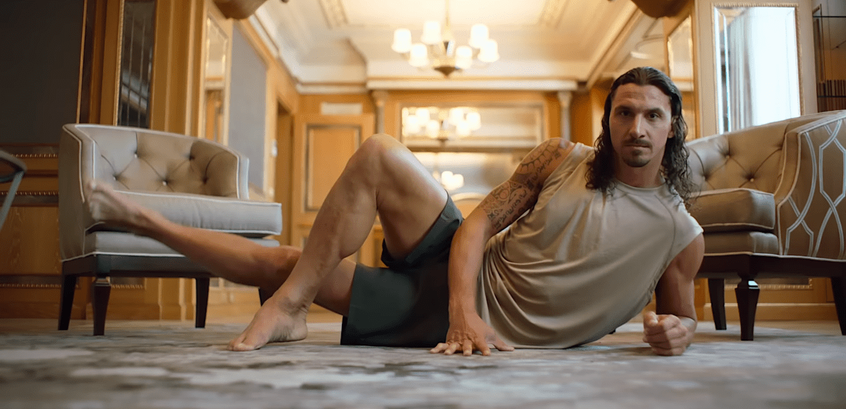 Zlatan Ibrahimoviç partnered with H&M Move Campaign