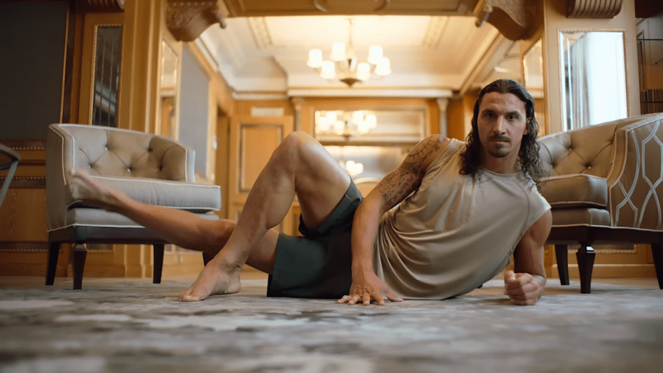 Swedish Professional Footballer Zlatan Ibrahimoviç partnered with H&M Move&nbsp;Campaign