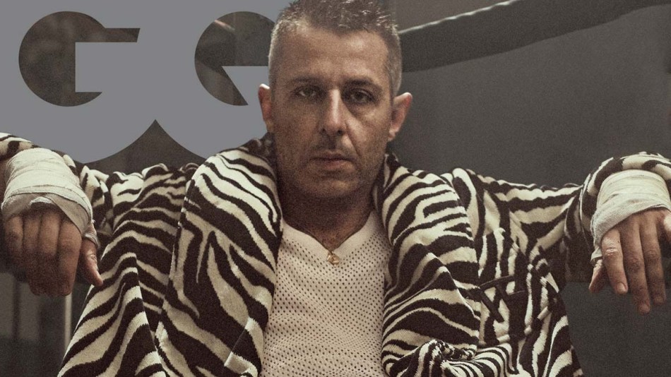 Actor Jeremy Strong by Gregory Harris for US GQ March 2023