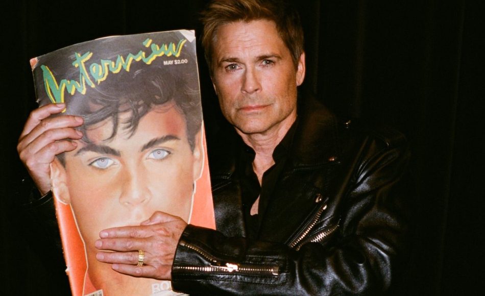 Rob Lowe Looks back on his 1984 cover for Interview Magazine