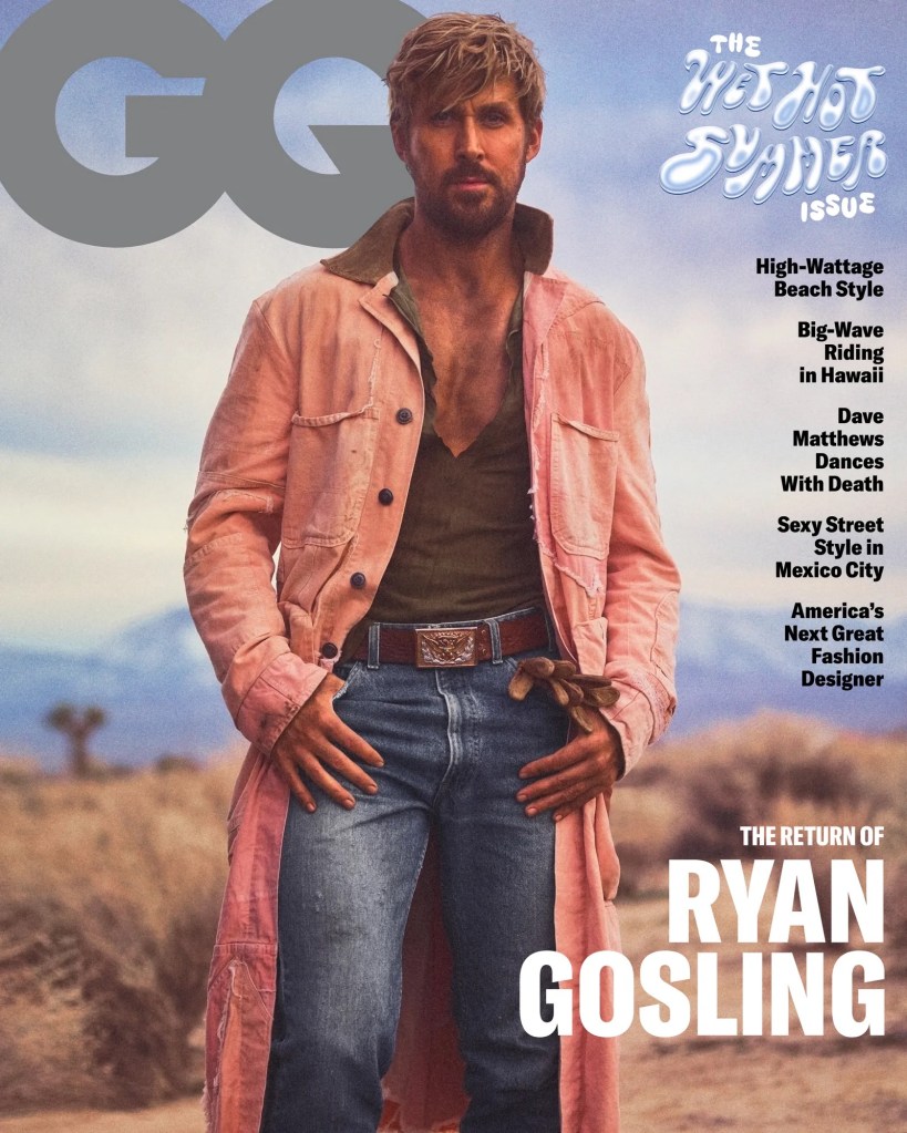 As he ventures back into the spotlight to play Ken in the summer blockbuster Barbie, Ryan Gosling talks candidly about why he stepped away from Hollywood, why he’s thinking about movie-making differently now, and why he’s prioritizing the offscreen roles he plays in real life.