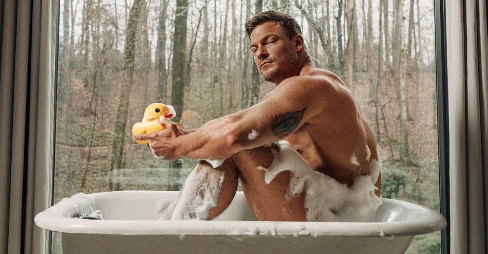 Alan Ritchson Goes Big on the new Cover for Men’s Health April 2024