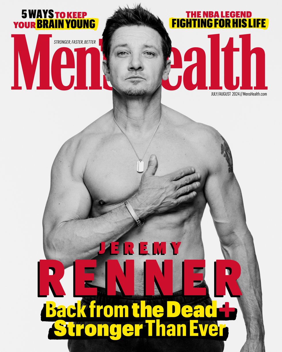 Men's Health Issue Cover: Jeremy Renner