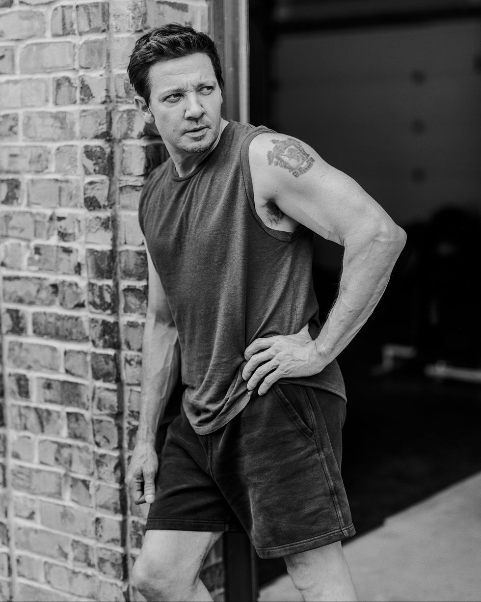 Men's Health Issue Cover: Jeremy Renner
