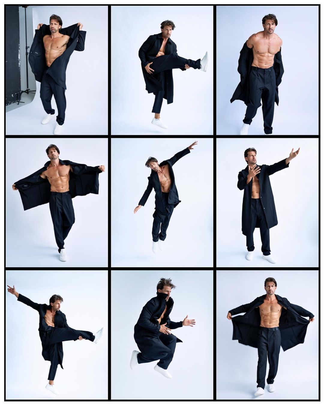 Back in the Studio with Emporio Armani: Tim Robards Stuns in JP Velarde Pictures