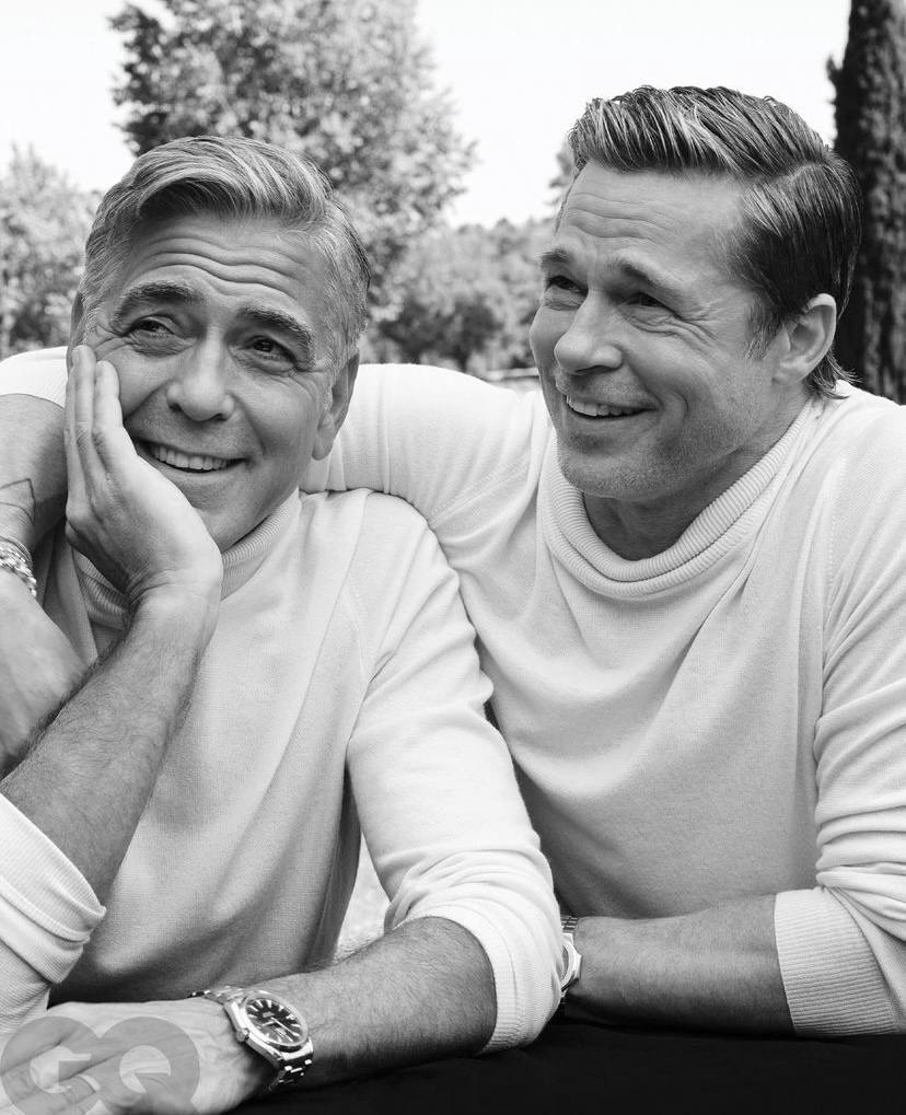  George Clooney & Brad Pitt: Timeless Friendship and Hollywood Legacy in GQ’s September 2024 Issue