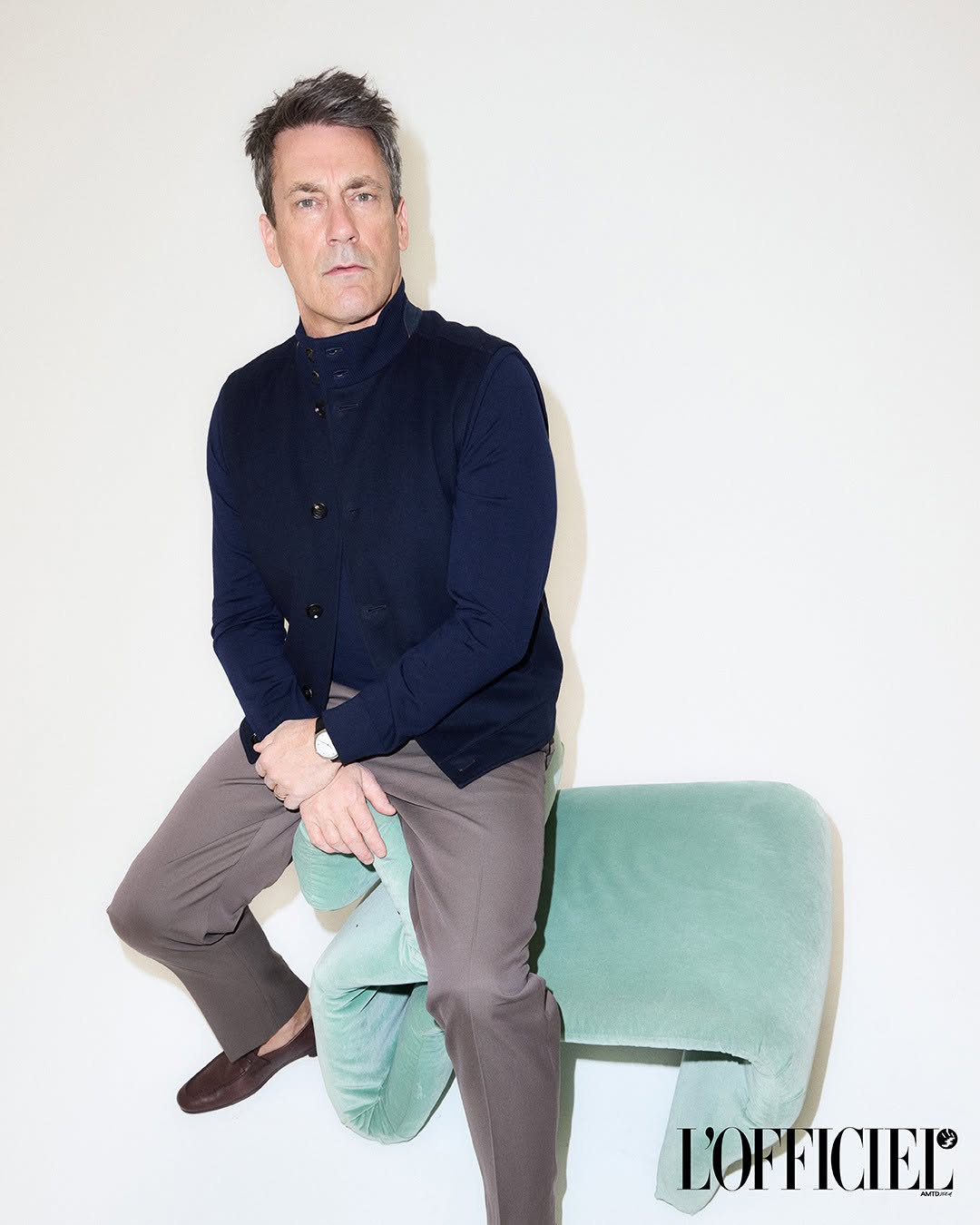 Jon Hamm embraces bold new roles in Magnus Unnar’s striking photoshoot, discussing his evolving career and captivating storytelling choices.