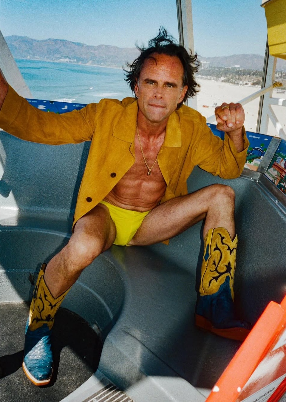 Walton Goggins, 53, Sizzles in Speedos and Cowboy Boots for Cultured Magazine