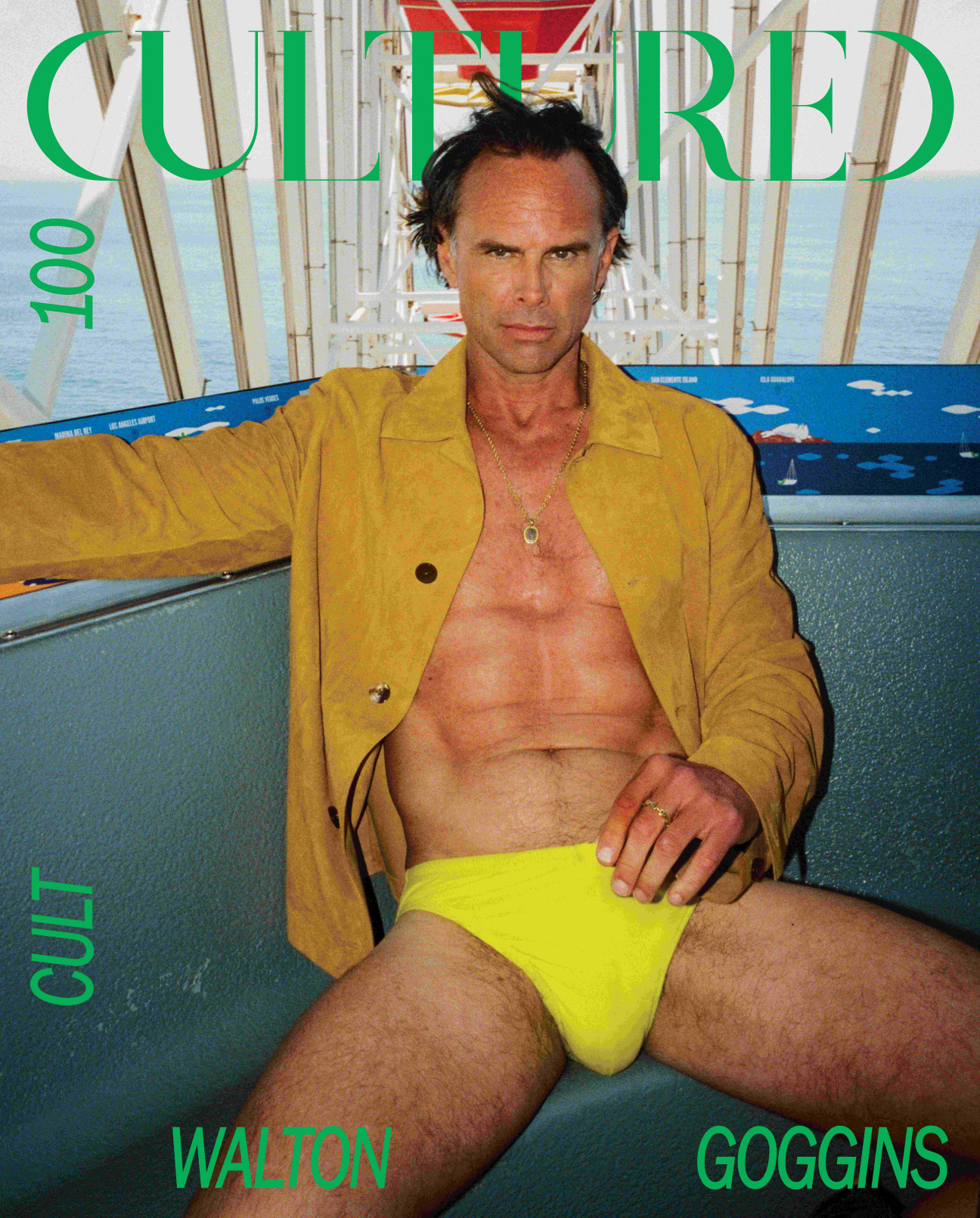Walton Goggins, 53, Sizzles in Speedos and Cowboy Boots for Cultured Magazine