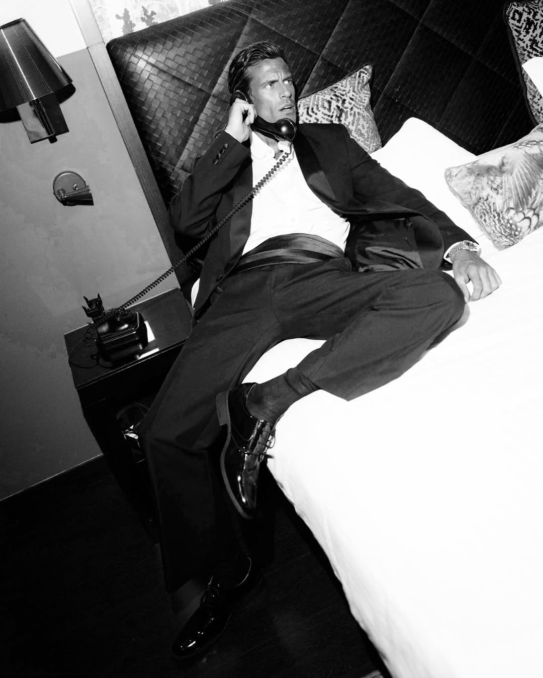 Spanish model and musician Joaquin Morodo embodies timeless style and creative power