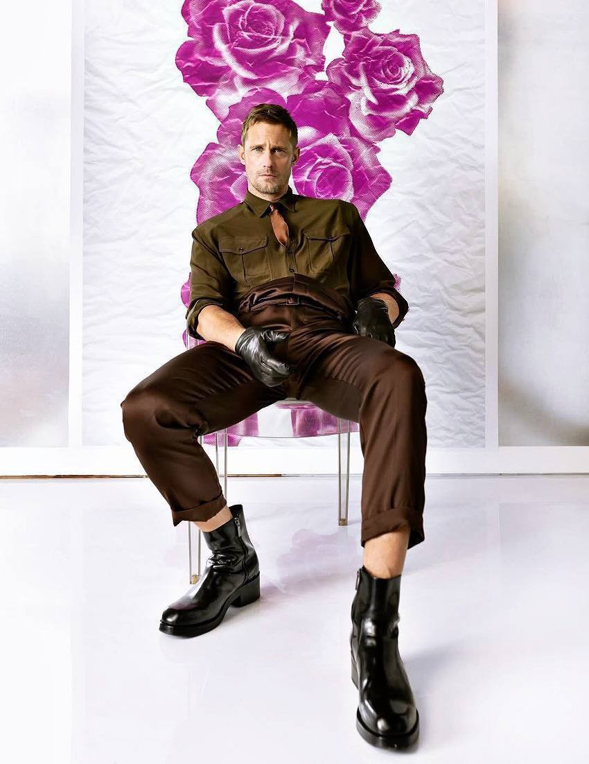 Alexander Skarsgård by Jack Pierson for DUST Magazine #28 Winter 2025/Spring 2026