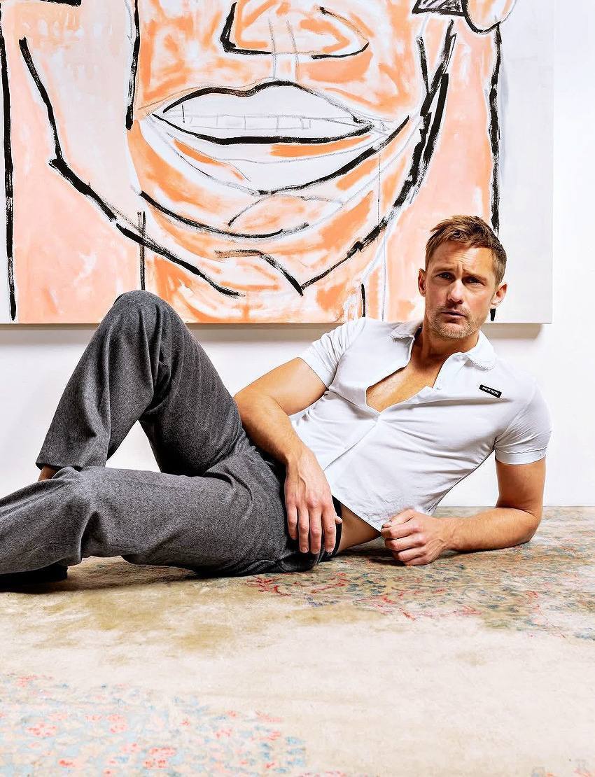 Alexander Skarsgård by Jack Pierson for DUST Magazine #28 Winter 2025/Spring 2026