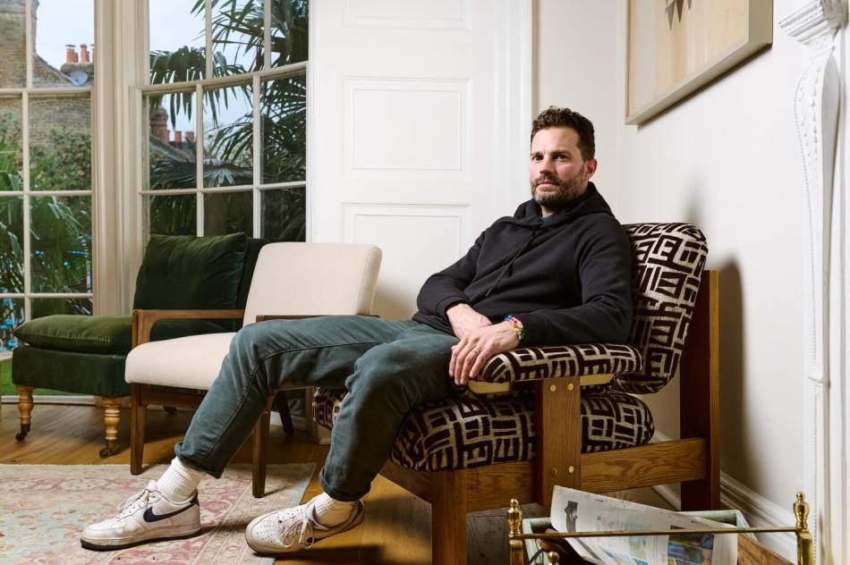 Jamie Dornan for The Telegraph 2026 photo by Harvey Stacey
