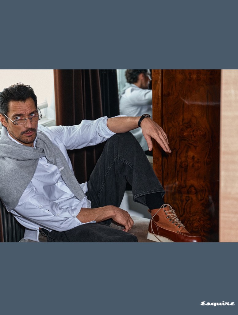 In “Le Bel Âge,” David Gandy redefines what it means to age with purpose—effortlessly blending style, experience, and a deeper take on modern masculinity on the cover of Esquire France No.1.