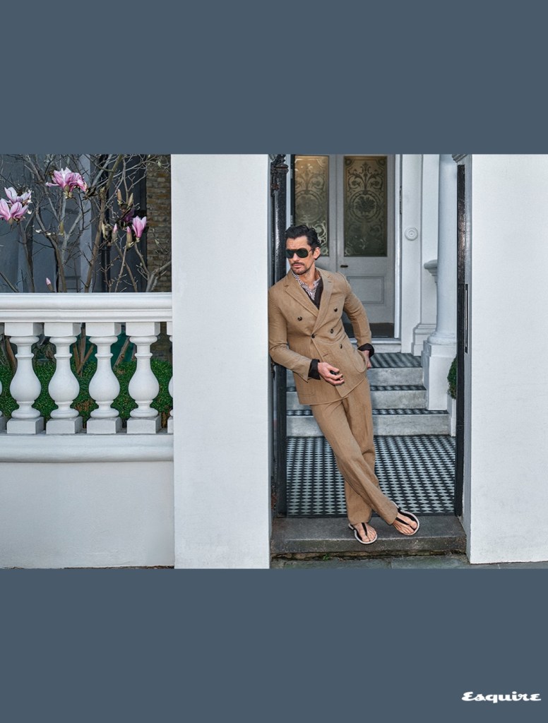 In “Le Bel Âge,” David Gandy redefines what it means to age with purpose—effortlessly blending style, experience, and a deeper take on modern masculinity on the cover of Esquire France No.1.