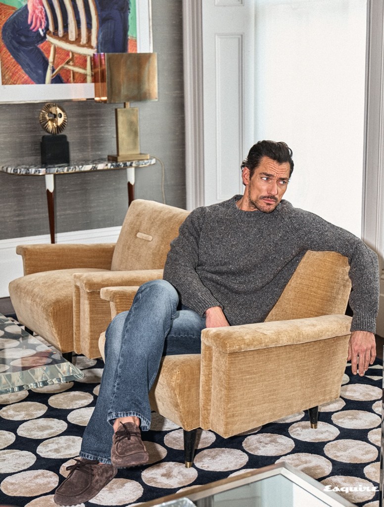 In “Le Bel Âge,” David Gandy redefines what it means to age with purpose—effortlessly blending style, experience, and a deeper take on modern masculinity on the cover of Esquire France No.1.
