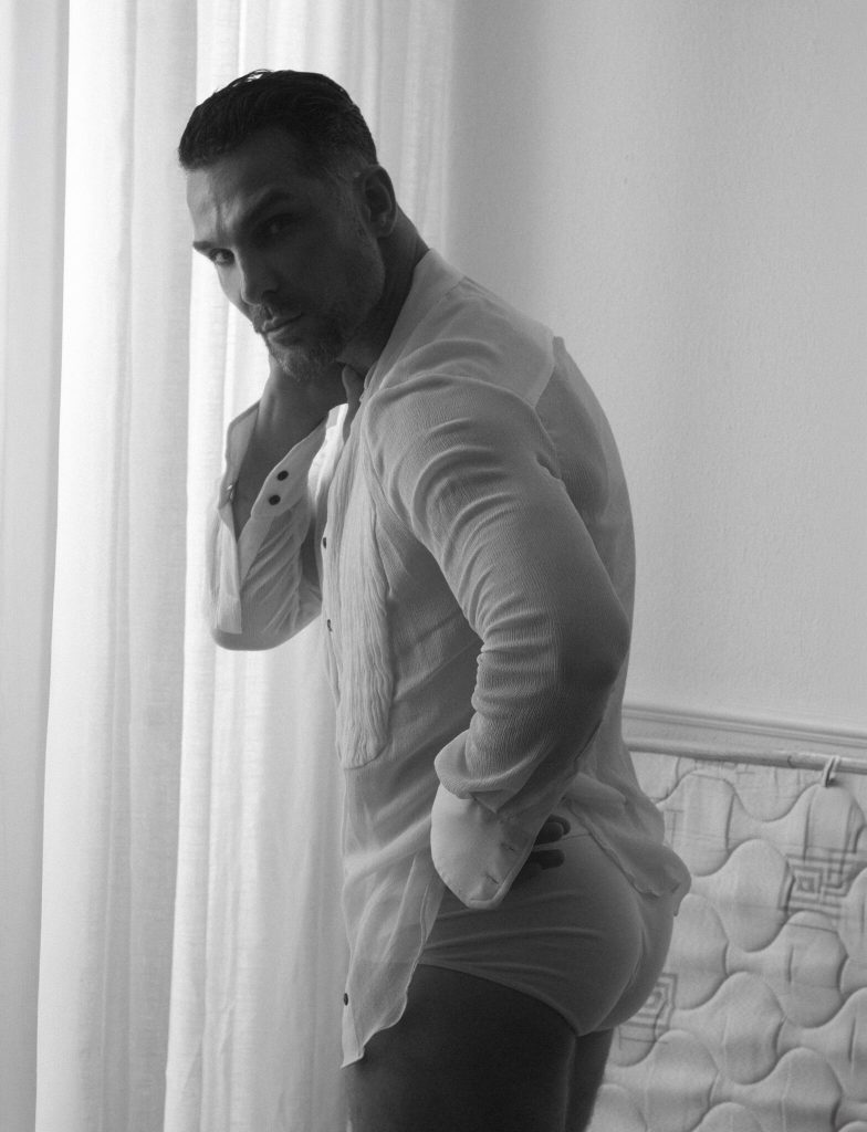 Brazilian actor Igor Rickli embodies a refined, modern masculinity in this striking editorial for The Men Style Brasil