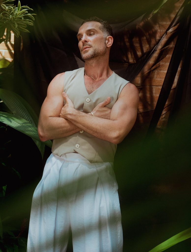 Brazilian actor Igor Rickli embodies a refined, modern masculinity in this striking editorial for The Men Style Brasil
