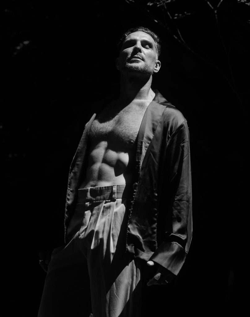 Brazilian actor Igor Rickli embodies a refined, modern masculinity in this striking editorial for The Men Style Brasil