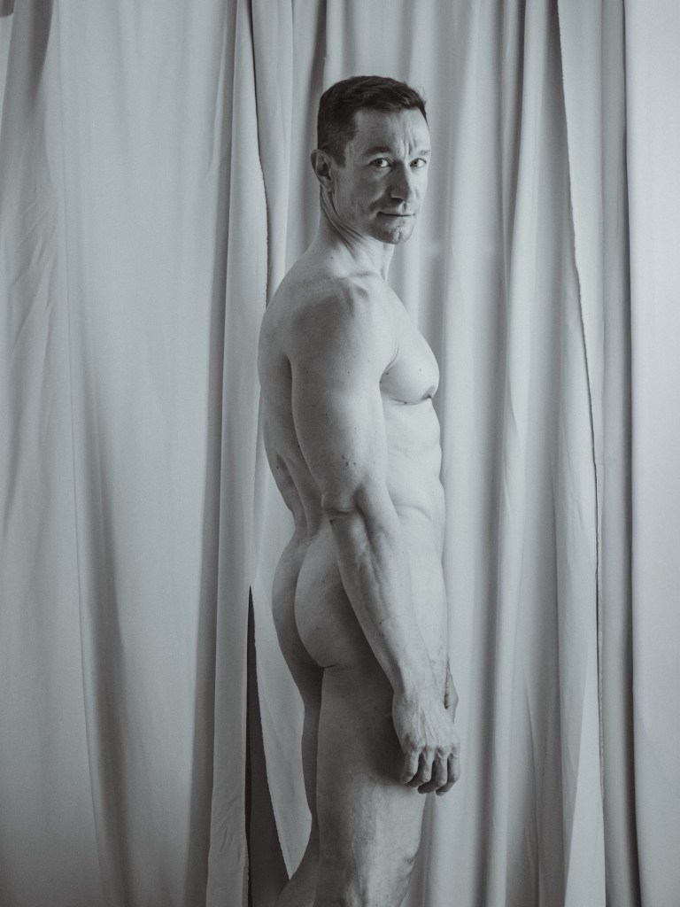Pavel Du Plessis artistic male nude portrait by Martin Burger