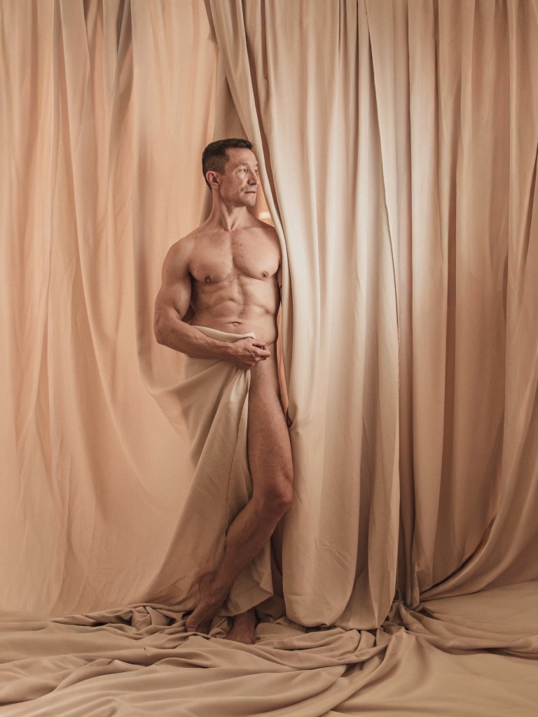 Pavel Du Plessis artistic male nude portrait by Martin Burger