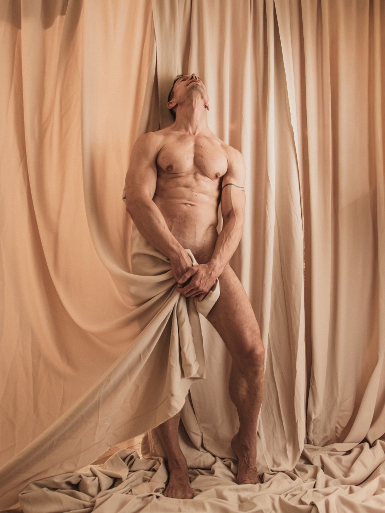 Pavel Du Plessis artistic male nude portrait by Martin Burger